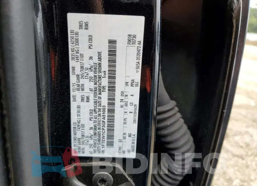 1FTEW1CP3GFA51003 Photo# 12