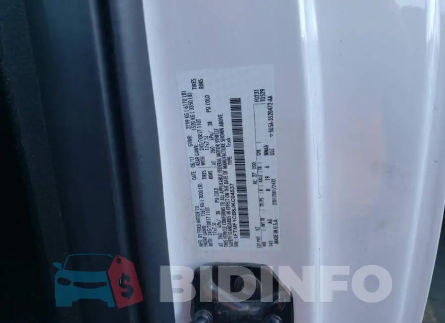 1FTMF1CB8JKC04537 Photo# 10