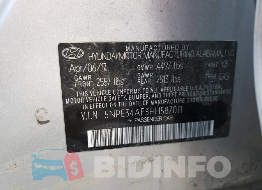 5NPE34AF3HH587011 Photo# 12