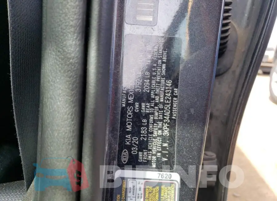 3KPF34AD5LE243146 Photo# 10