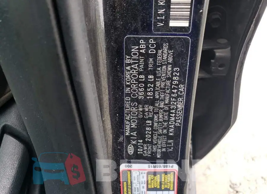 KNADM4A32F6479823 Photo# 12