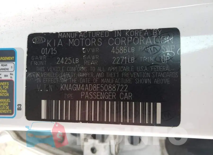 KNAGM4AD8F5088722 Photo# 12