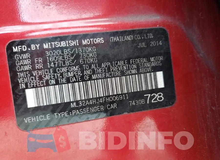 ML32A4HJ4FH006911 Photo# 12