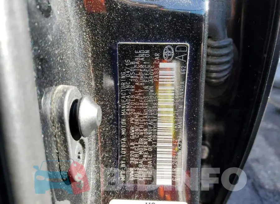 2T1BURHEXFC398155 Photo# 12