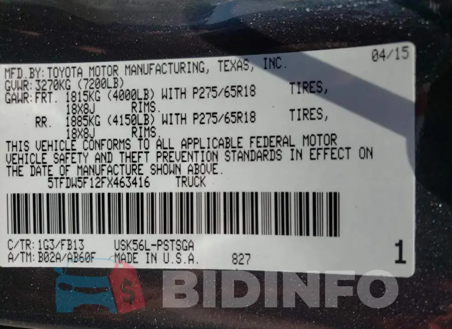 5TFDW5F12FX463416 Photo# 10