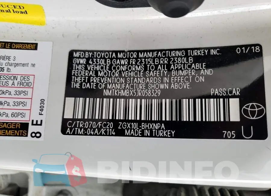 NMTKHMBX5JR058329 Photo# 12