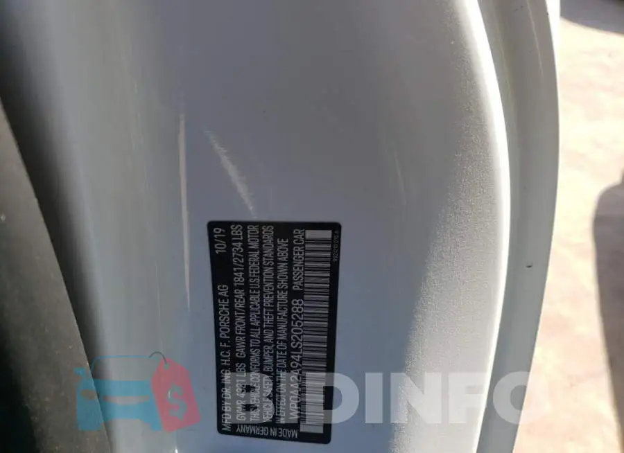 WP0AA2A94LS205288 Photo# 10
