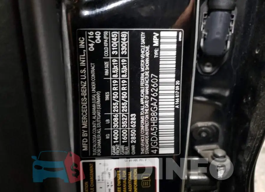 4JGDA5HB8GA762607 Photo# 12