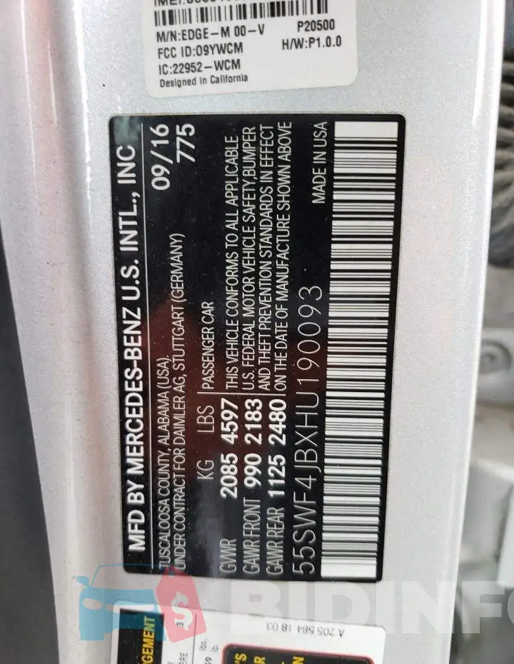 55SWF4JBXHU190093 Photo# 12