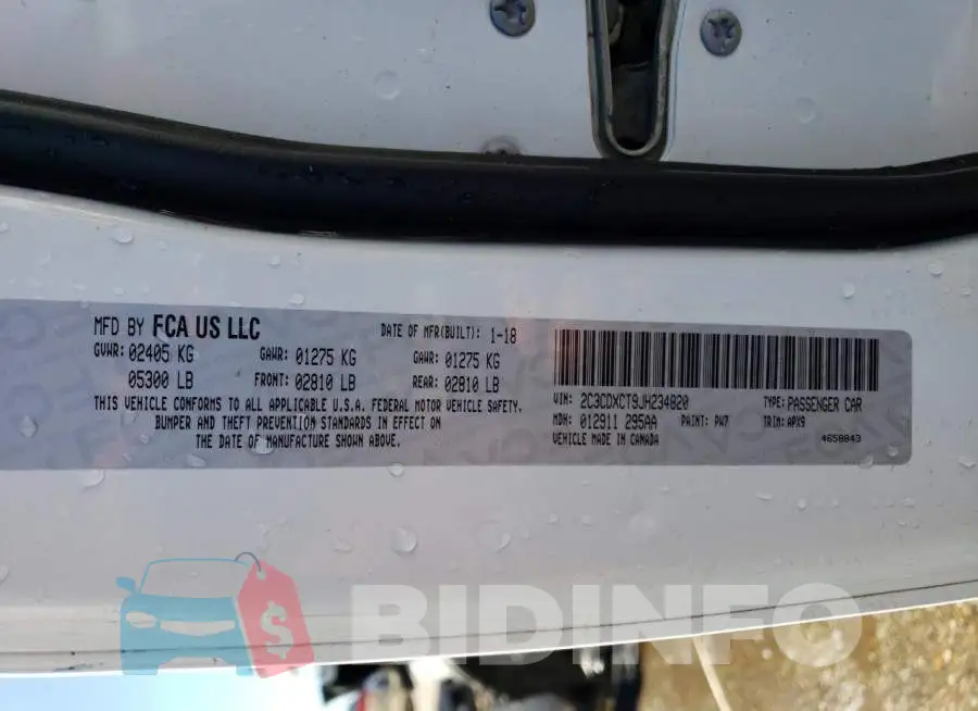 2C3CDXCT9JH234820 Photo# 13
