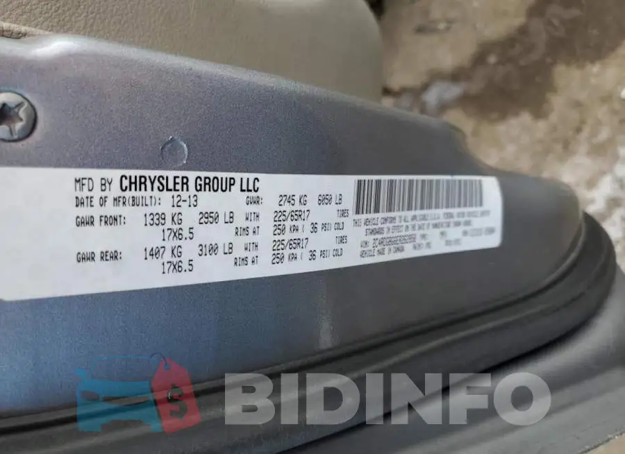 2C4RDGBGXER285625 Photo# 13
