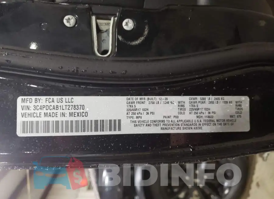 3C4PDCAB1LT278370 Photo# 13