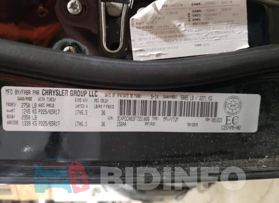 3C4PDCAB3FT551068 Photo# 13