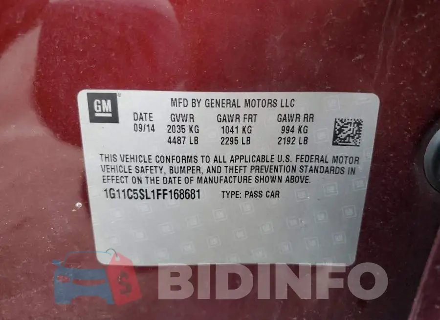 1G11C5SL1FF168681 Photo# 12