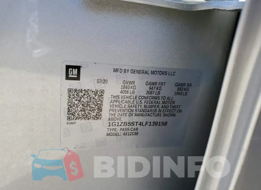 1G1ZB5ST4LF139158 Photo# 12