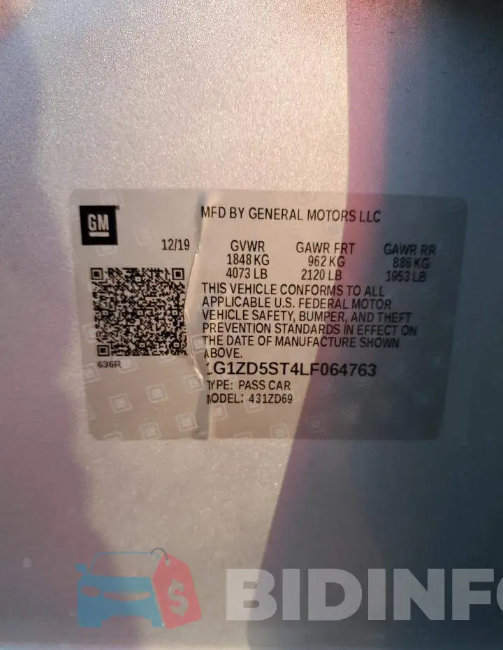 1G1ZD5ST4LF064763 Photo# 12