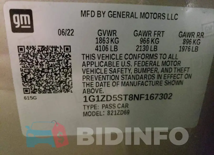 1G1ZD5ST8NF167302 Photo# 12