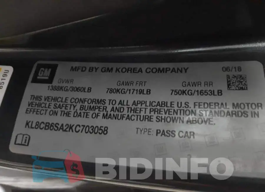 KL8CB6SA2KC703058 Photo# 12