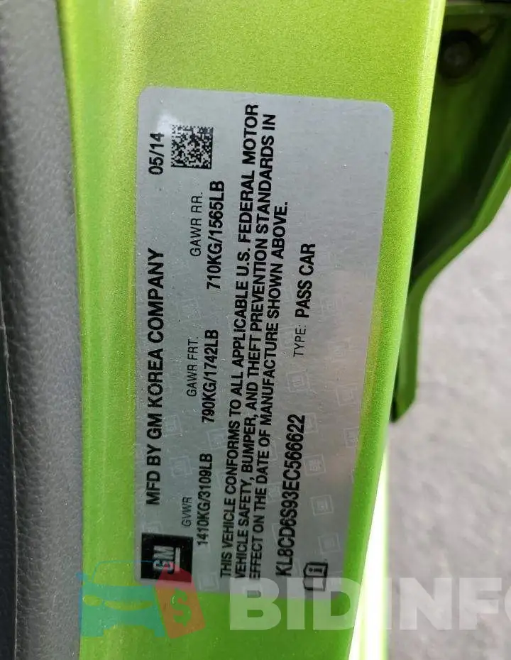 KL8CD6S93EC566622 Photo# 12