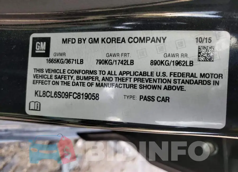KL8CL6S09FC819058 Photo# 10