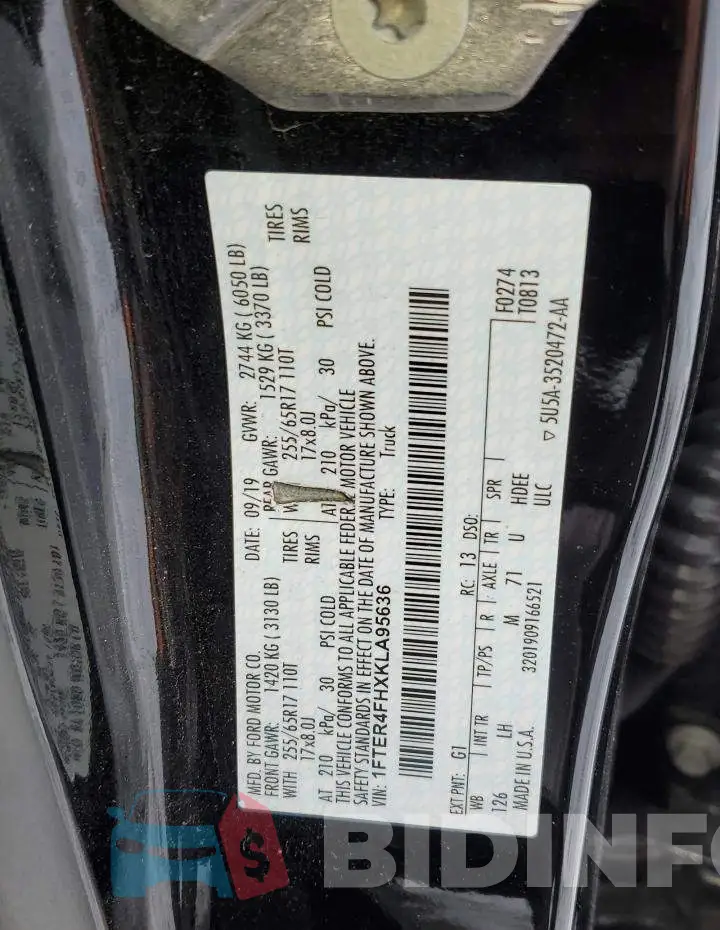 1FTER4FHXKLA95636 Photo# 12