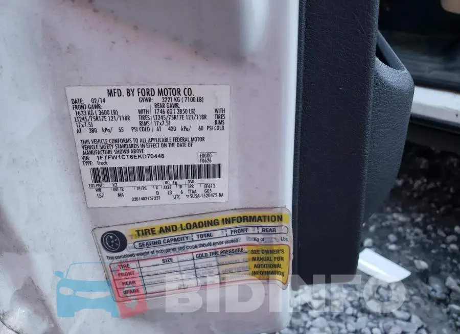 1FTFW1CT6EKD70448 Photo# 13