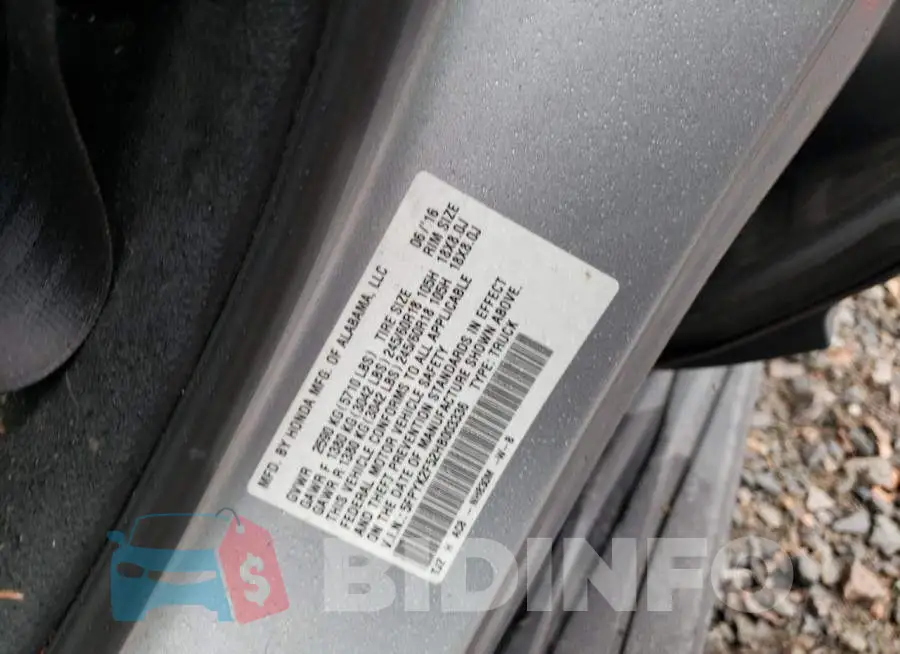 5FPYK2F52HB003336 Photo# 12