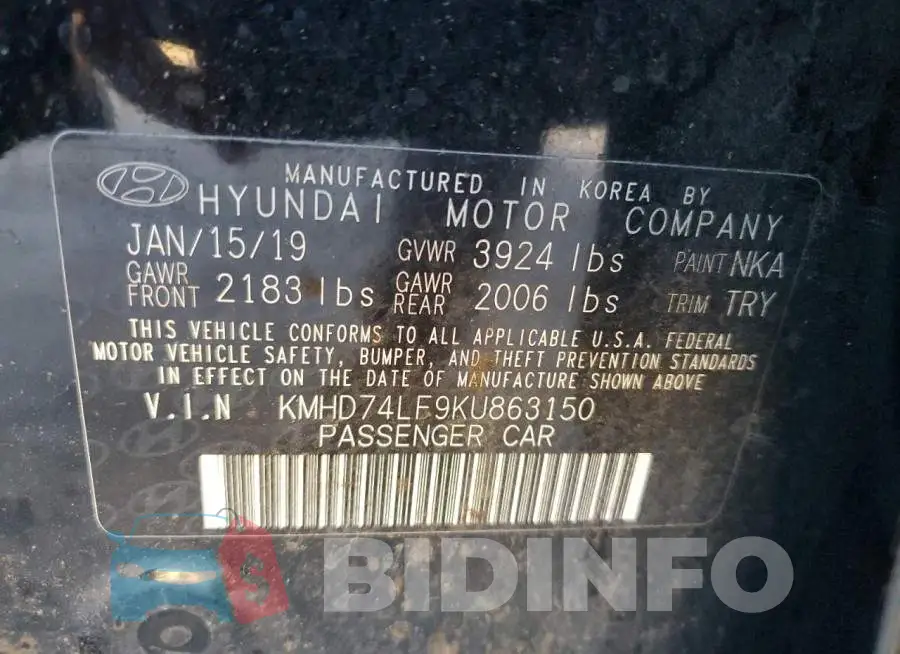 KMHD74LF9KU863150 Photo# 10