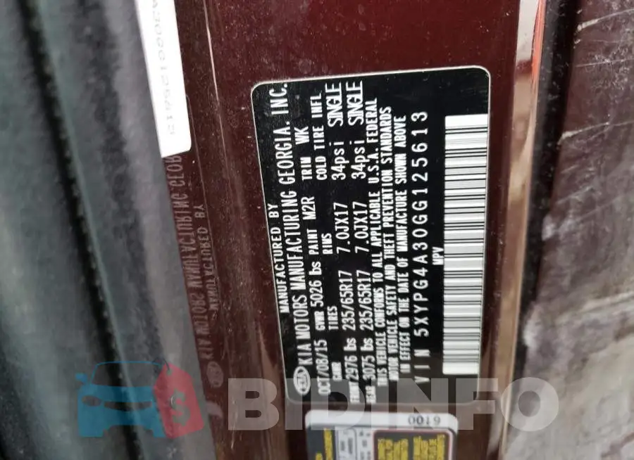 5XYPG4A30GG125613 Photo# 13