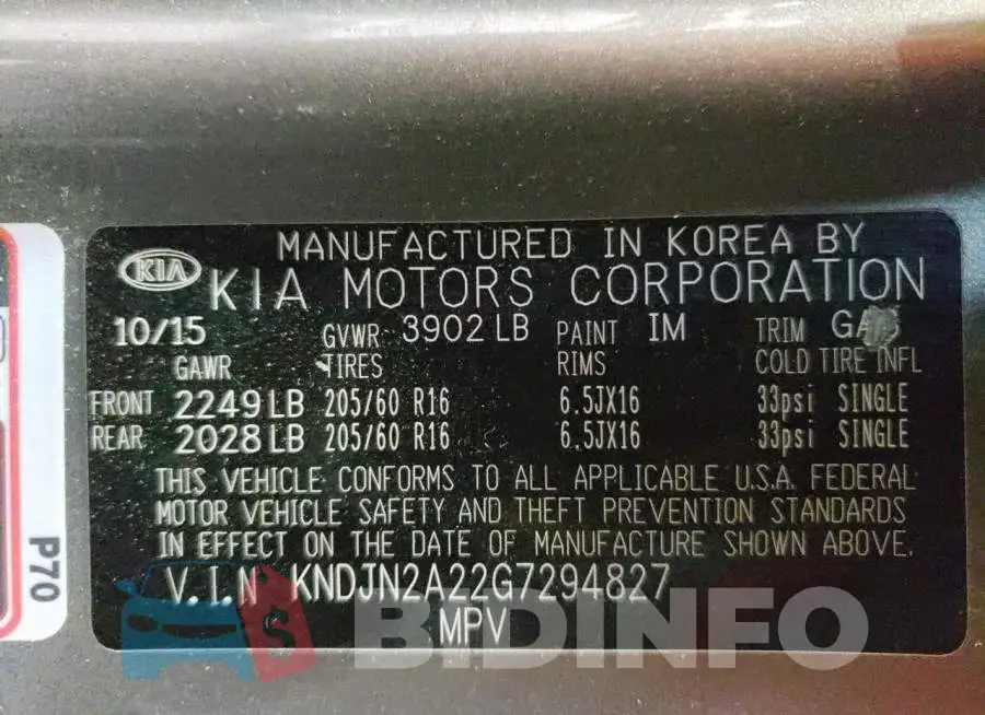 KNDJN2A22G7294827 Photo# 10