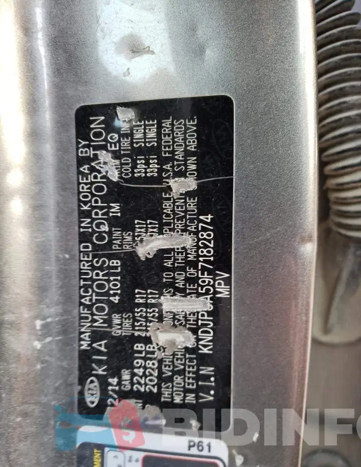 KNDJP3A59F7182874 Photo# 12