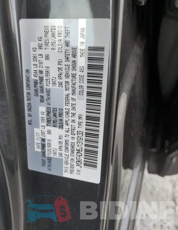 JM3KFADM5J1319133 Photo# 12