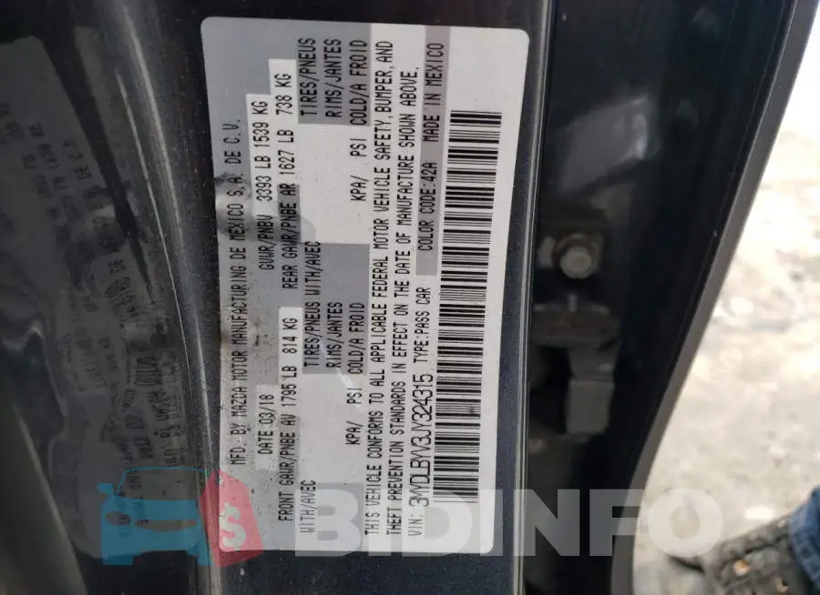 3MYDLBYV3JY324315 Photo# 12
