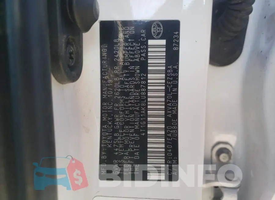 4T1G11AK8LU887812 Photo# 12