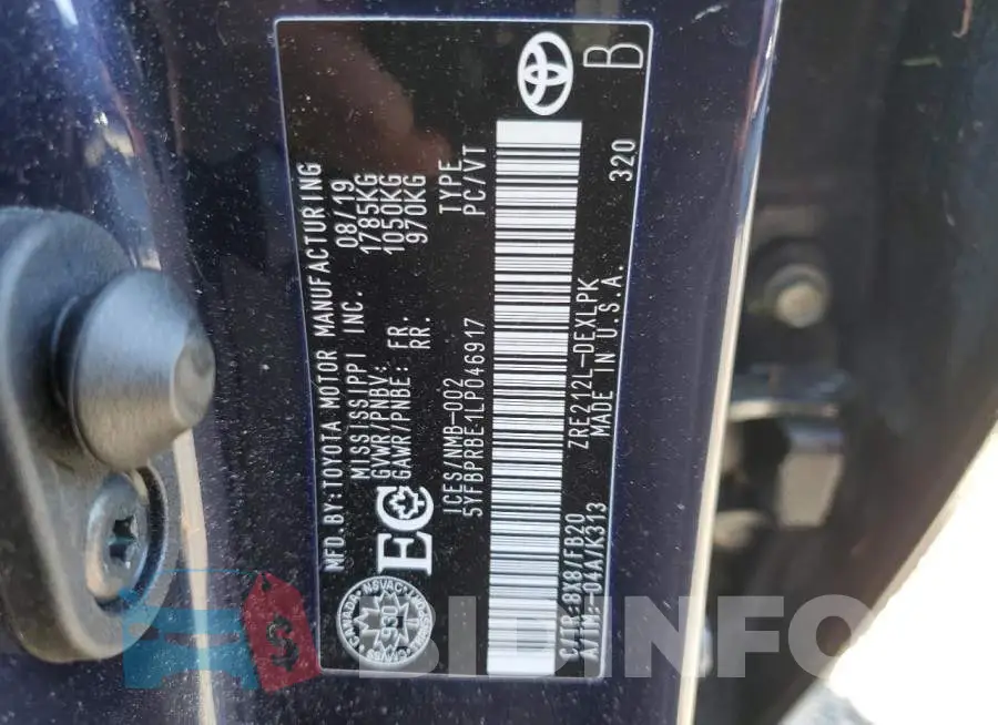 5YFBPRBE1LP046917 Photo# 12
