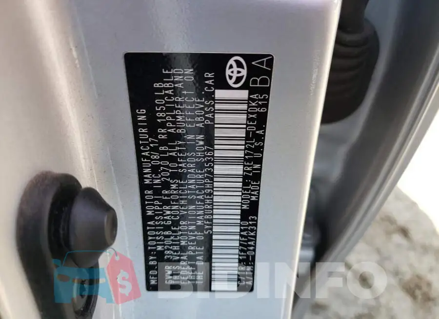 5YFBURHE9HP735367 Photo# 12