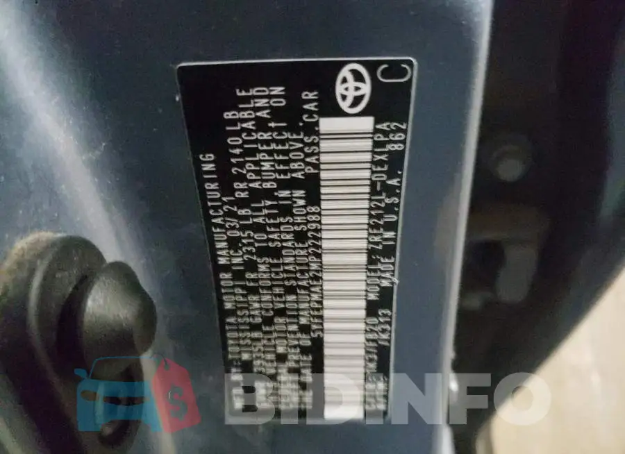 5YFEPMAE2MP222988 Photo# 12