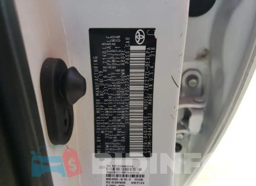 5YFEPRAE0LP052755 Photo# 12