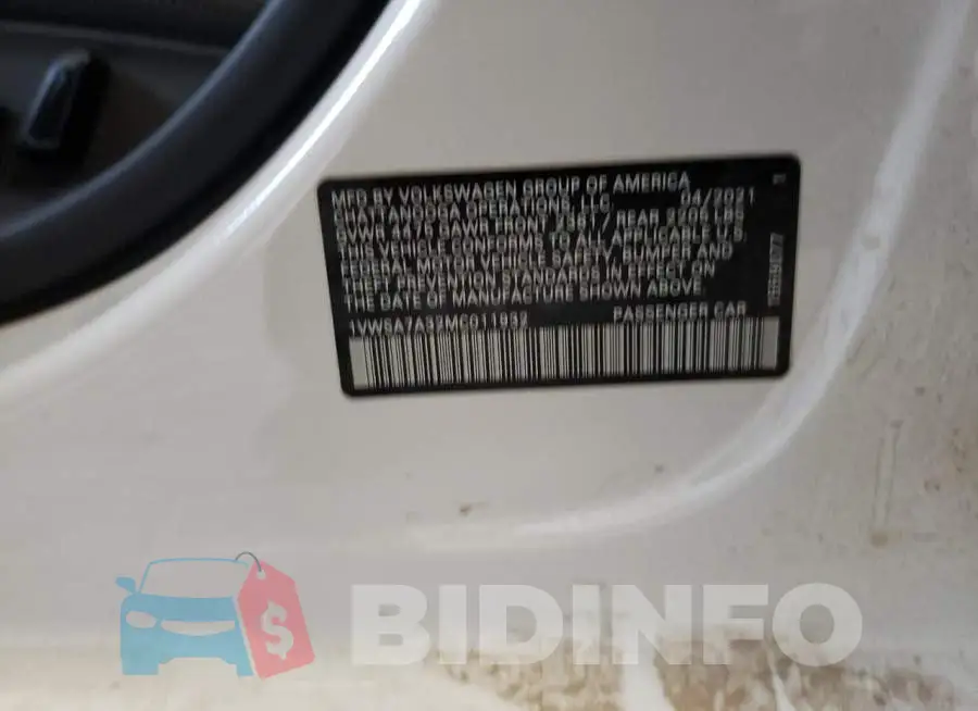 1VWSA7A32MC011932 Photo# 10