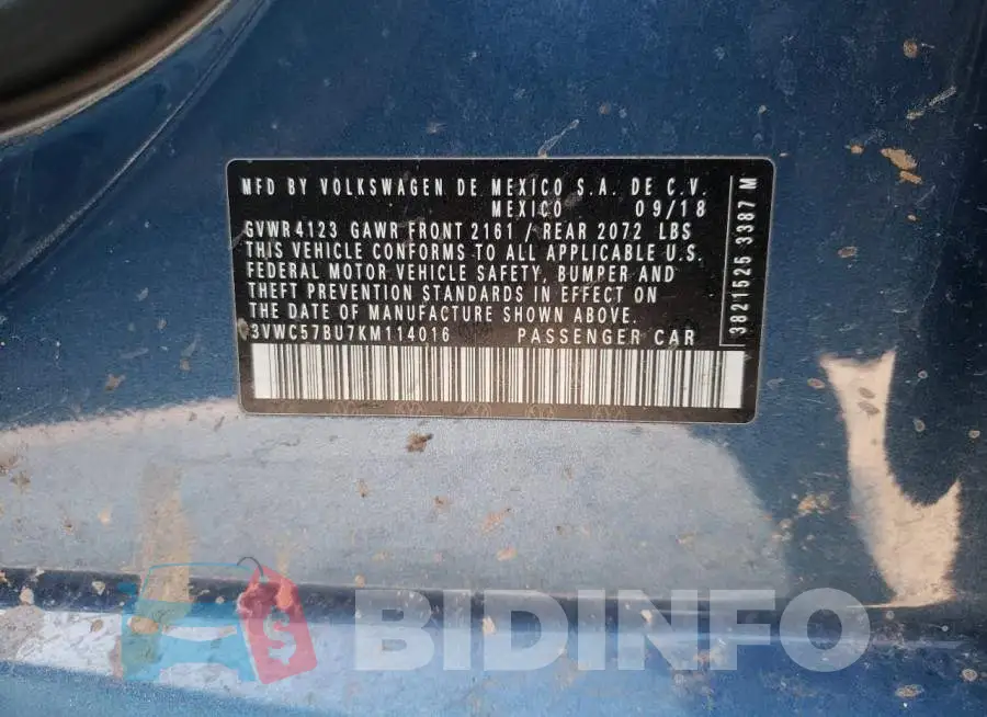 3VWC57BU7KM114016 Photo# 10