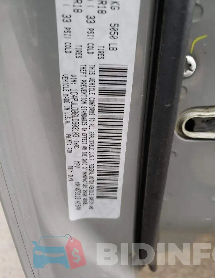 1C4PJLDB6LD503103 Photo# 12