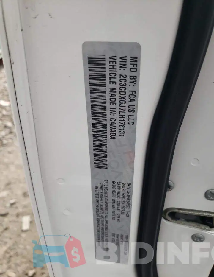 2C3CDXGJ7LH178131 Photo# 10