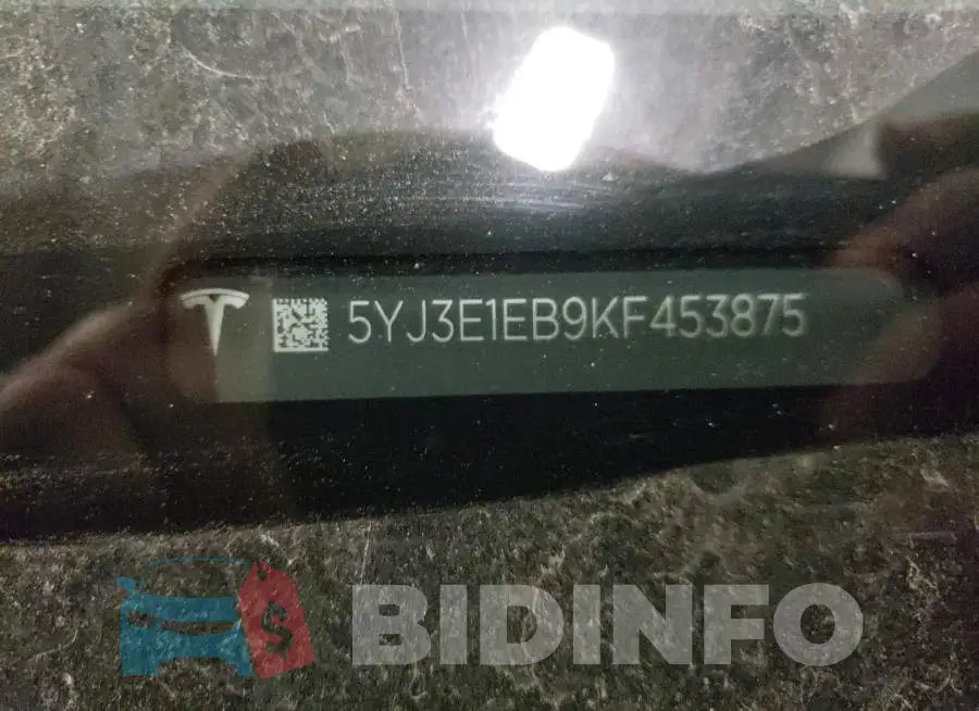 5YJ3E1EB9KF453875 Photo# 13