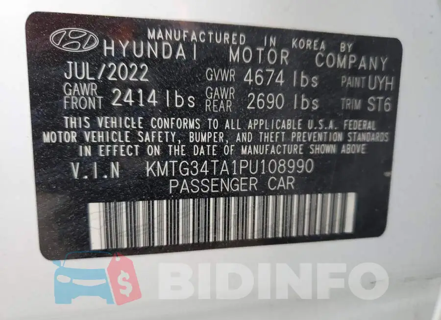 KMTG34TA1PU108990 Photo# 12