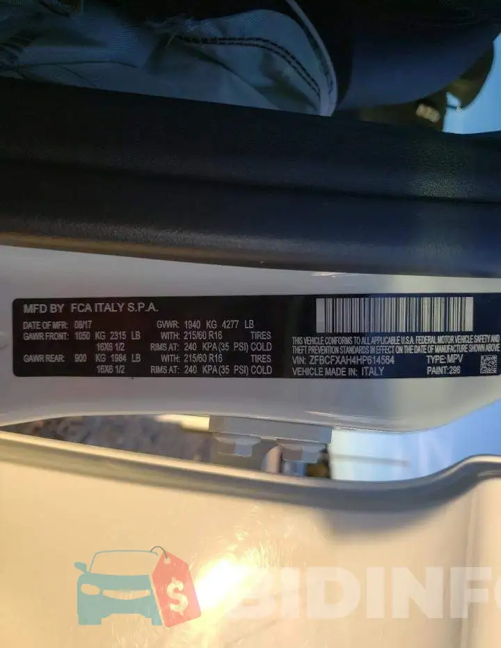 ZFBCFXAH4HP614564 Photo# 12