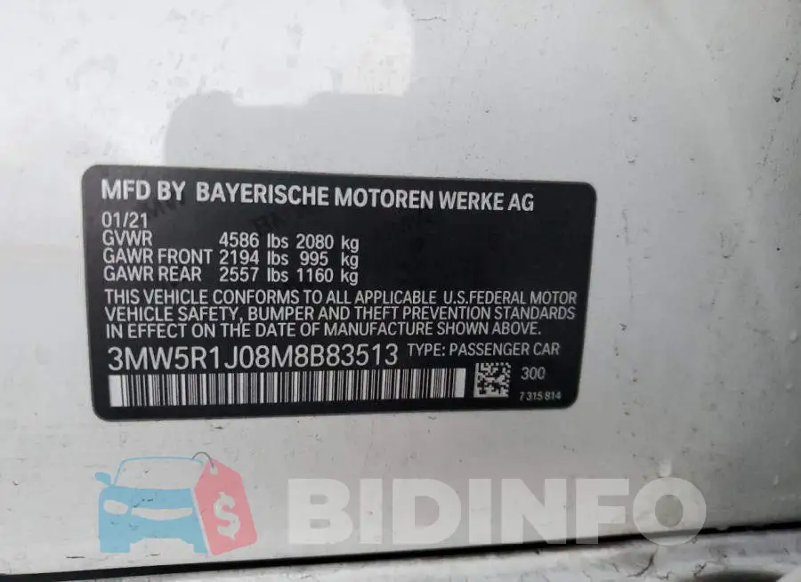 3MW5R1J08M8B83513 Photo# 10