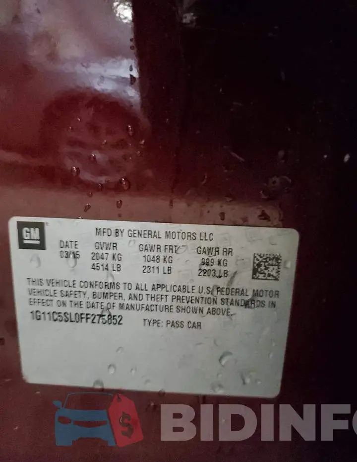 1G11C5SL0FF275852 Photo# 12
