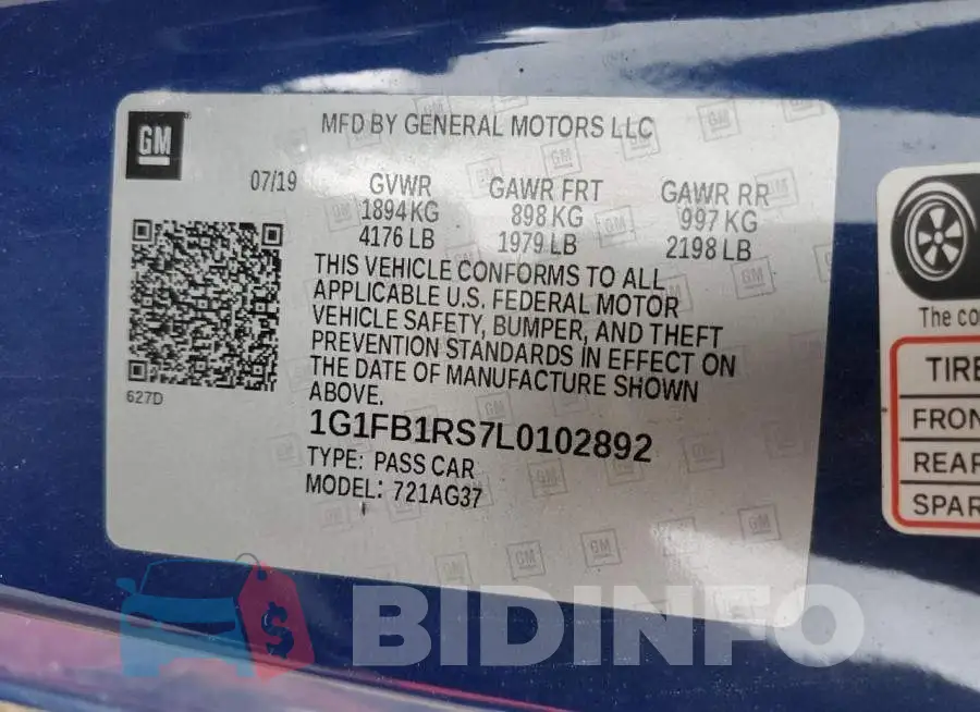 1G1FB1RS7L0102892 Photo# 13