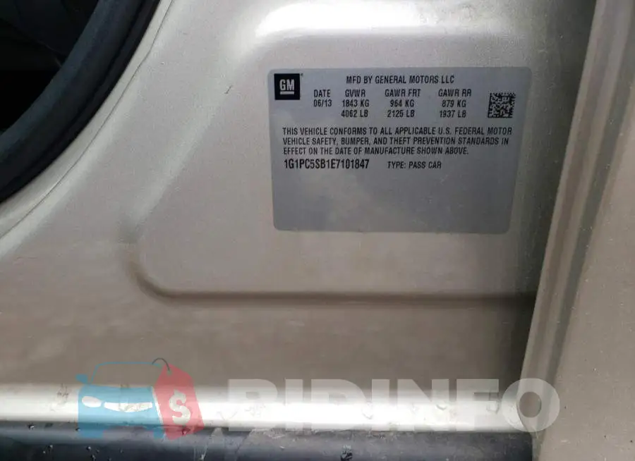 1G1PC5SB1E7101847 Photo# 10