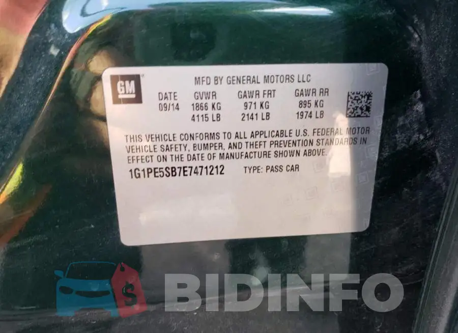 1G1PE5SB7E7471212 Photo# 10